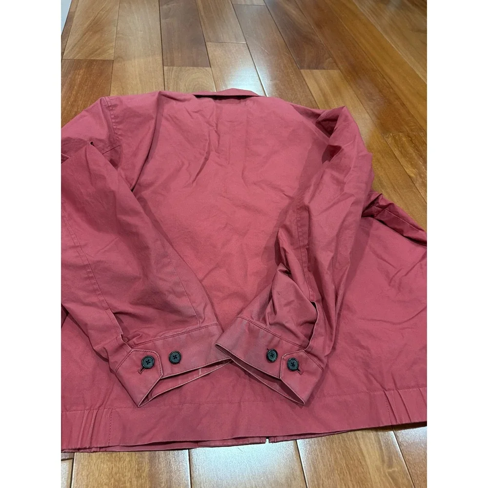 Brooks Brothers Harrington Jacket Mens Red Plaid Lined Full Zip XL